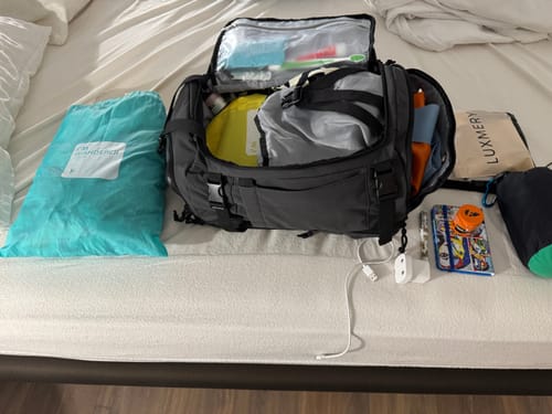 Customer photo review of Blast Travel Backpack