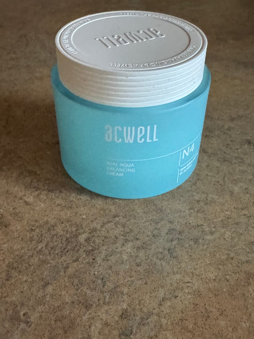 Customer photo review of Mitrinošs krēms jutīgai ādai ACWELL Real Aqua Balancing Cream