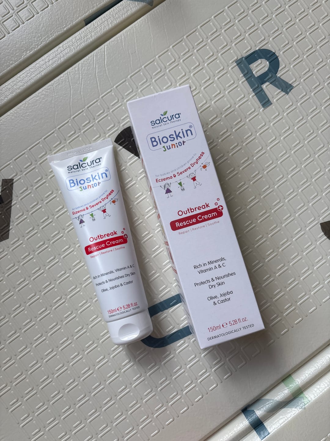 Customer photo review of Bioskin Junior Outbreak Rescue Cream
