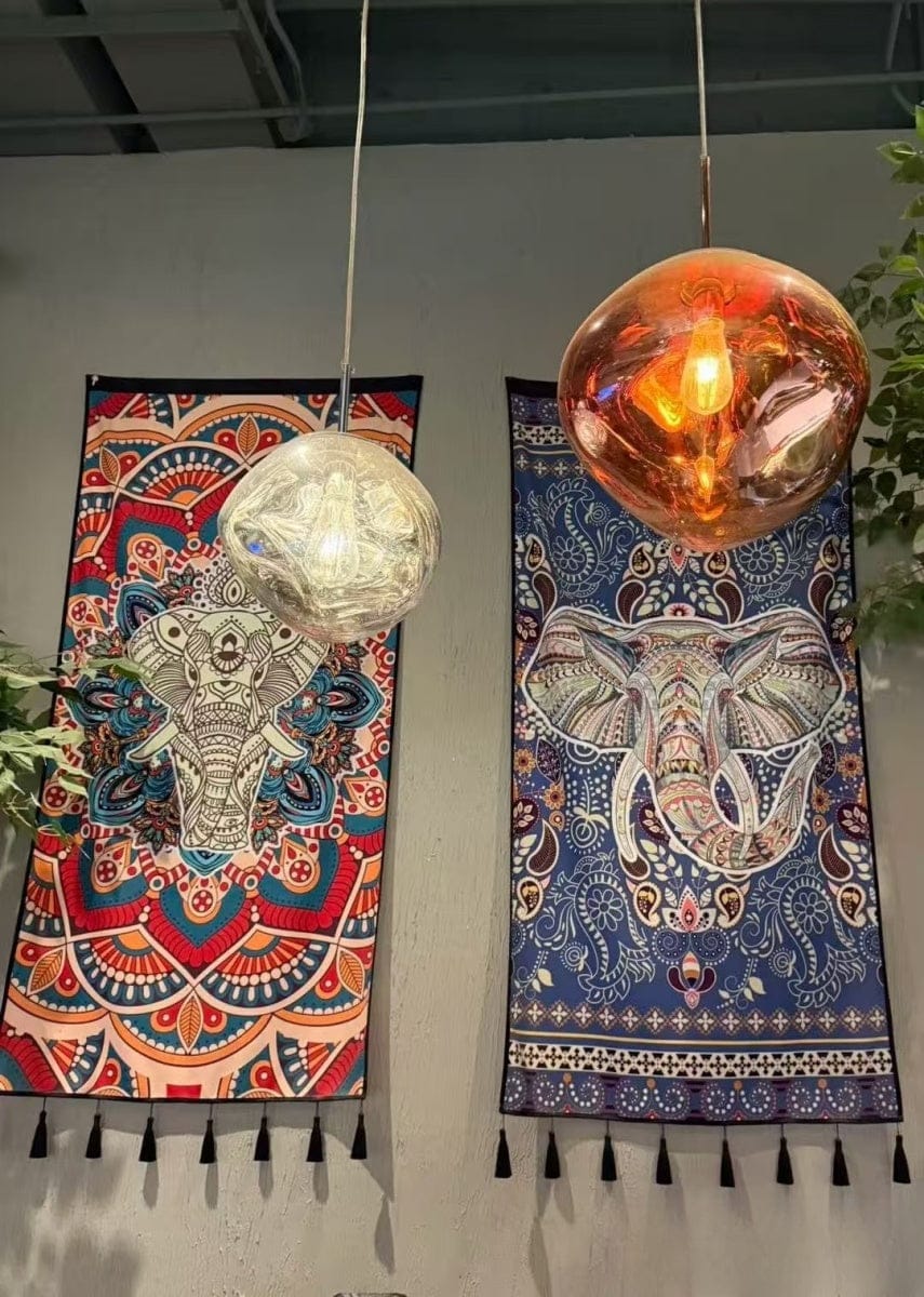 Customer photo review of Tambora Lava Pendant Light, Bulb Version