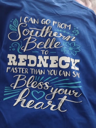Customer photo review of Redneck - Royal Blue