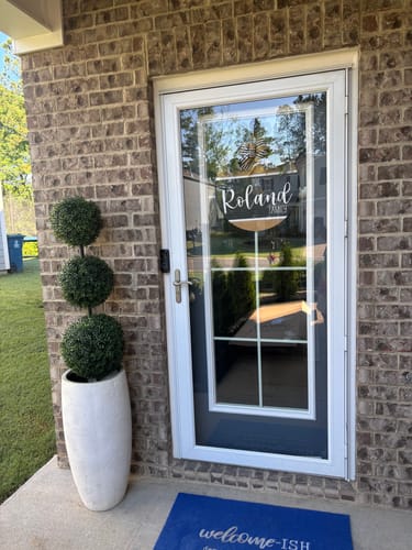 Customer photo review of Grills Between Glass 8 Lite Glass and Frame Kit (Full Lite)