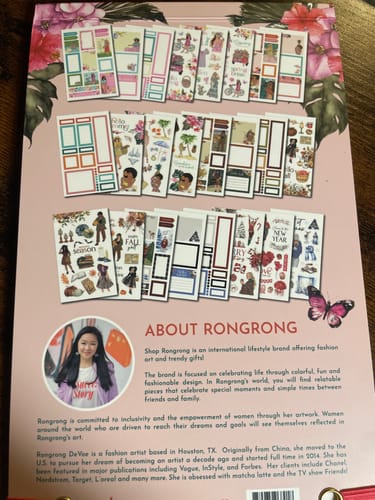 Customer photo review of Whimsical Seasonal Sticker Book