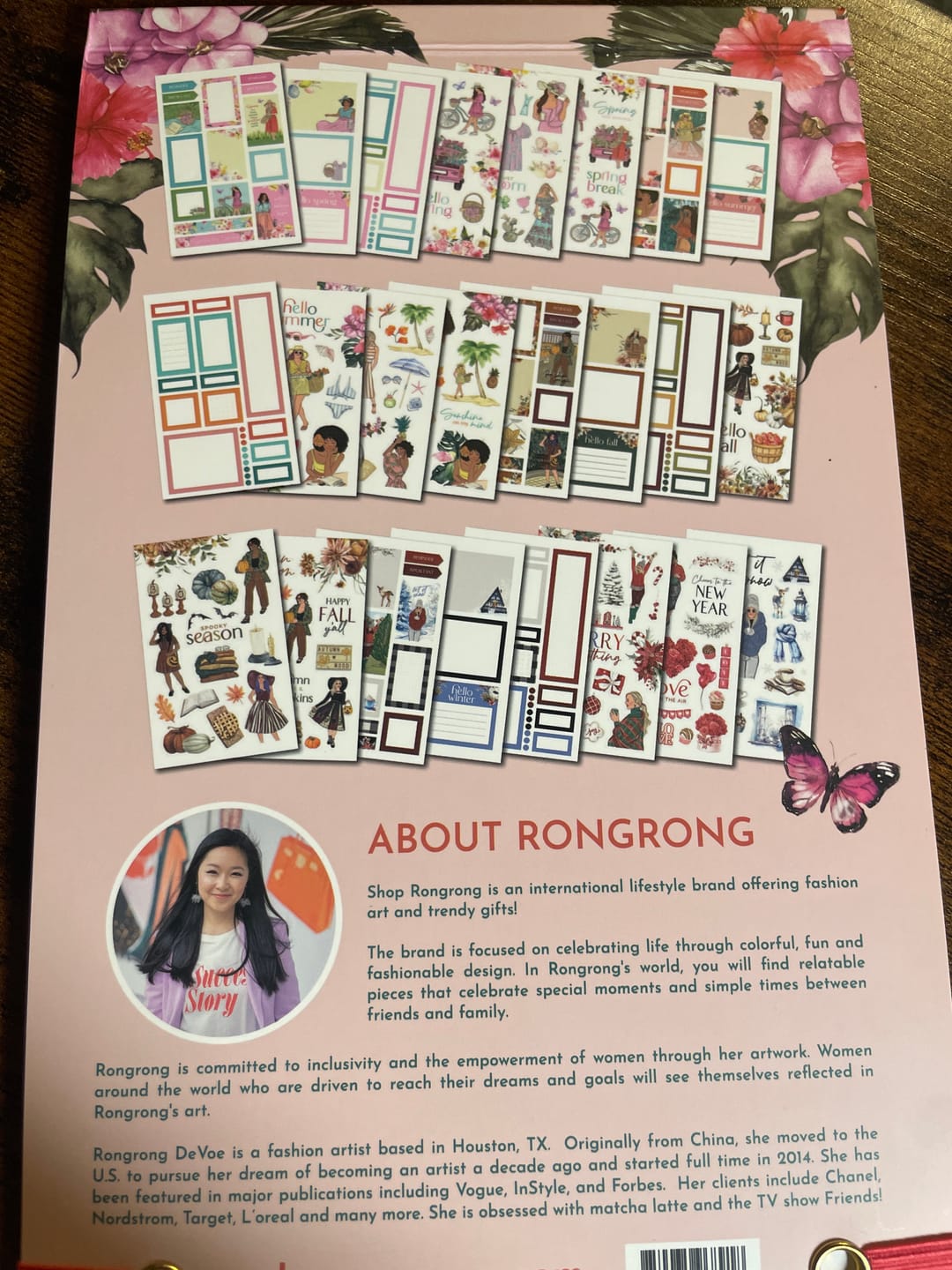 Customer photo review of Whimsical Seasonal Sticker Book