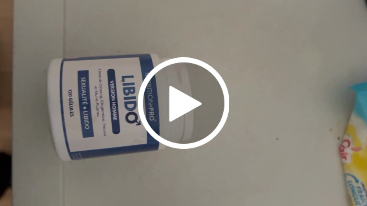 Customer video review of LIBIDO (VERSION HOMME) - 120 GÉLULES
