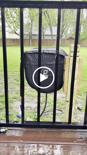 Customer video review of Retractable Garden Hose Reel-1/2in-155ft