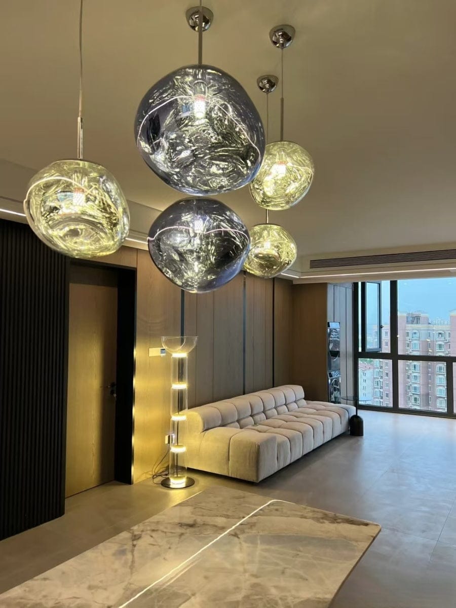 Customer photo review of Tambora Lava Pendant Light, Bulb Version