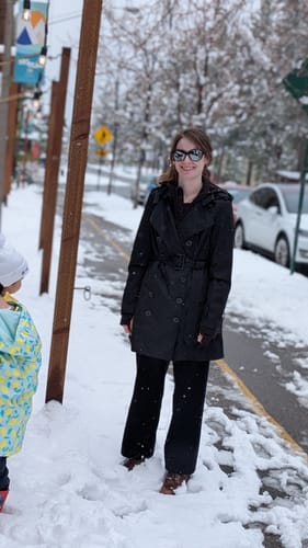 Customer photo review of Ellie Wide Leg Pants - Black