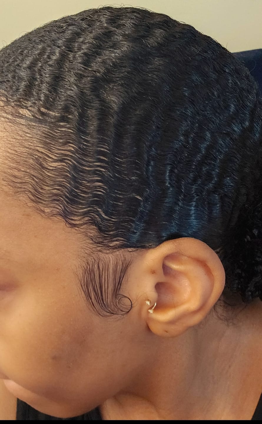 Customer photo review of "SEA THIS HOLD” Maximum & Shimmery Slickback Glaze
