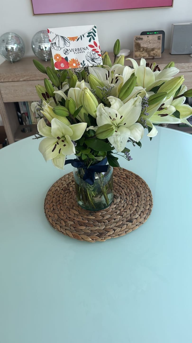 Customer photo review of Algodón Flores - Lilium Blanca