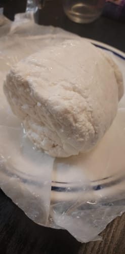 Customer photo review of Fresh Cretan Anthotyro – Traditional Greek Goat & Sheep Cheese (400–500g)