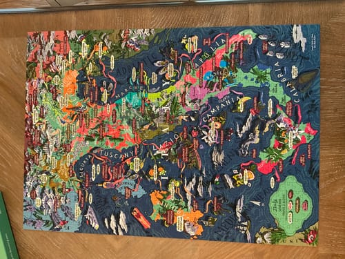 Customer photo review of Wine Puzzle - Italy