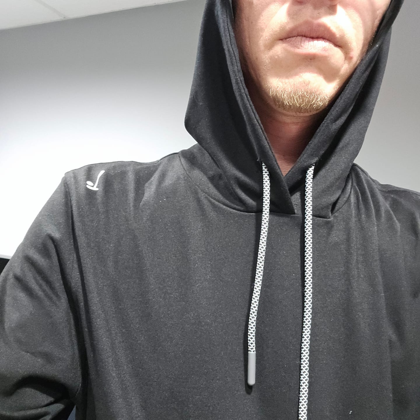 Customer photo review of Black Course Hoodie