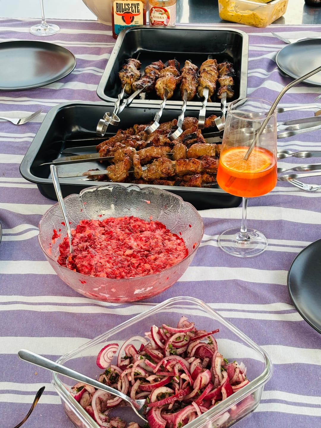 Customer photo review of Schweine-Schaschlik Yakuza – mariniert mit Teriyaki, Chili & Sesam | mySchaschlik