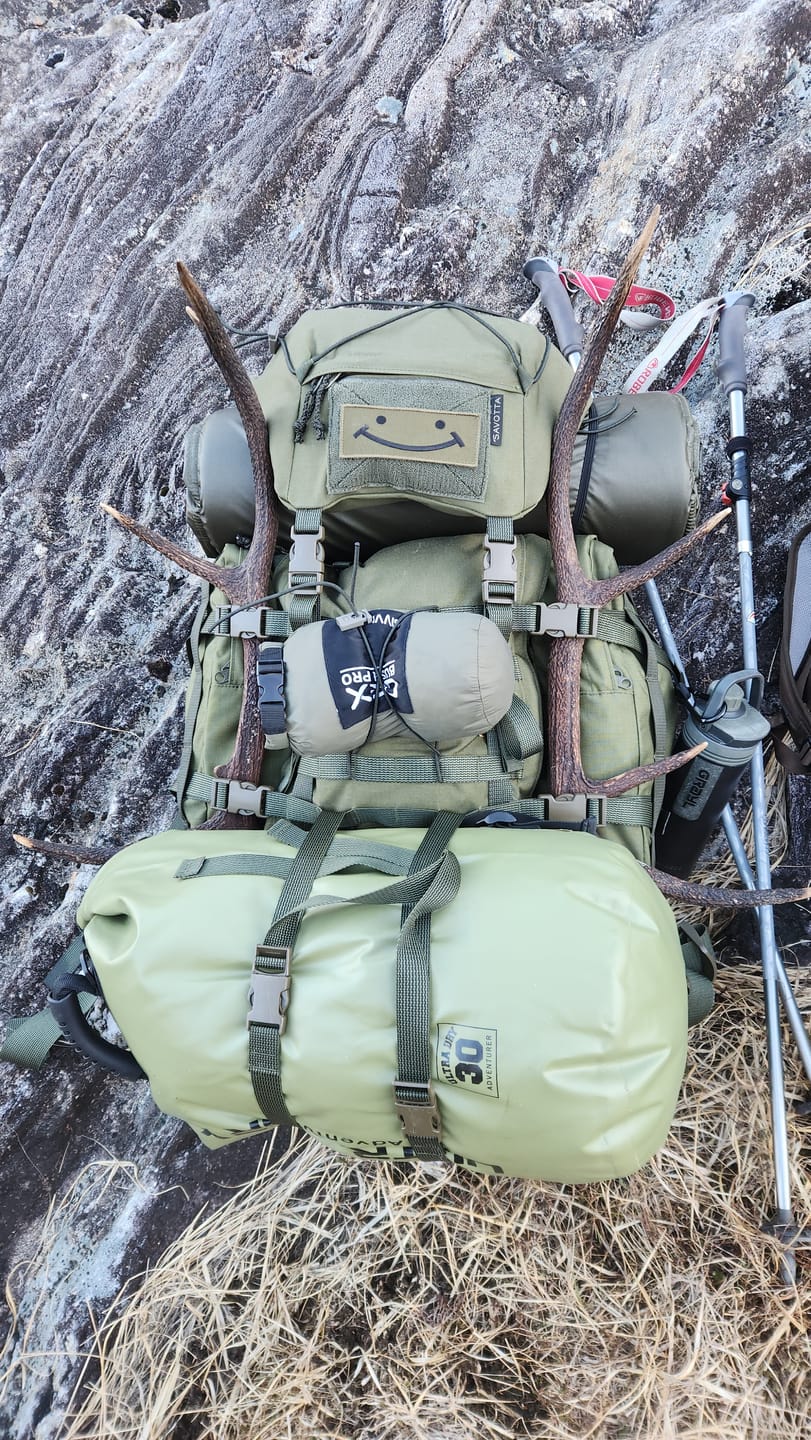 Customer photo review of Kantamus 40L backpack
