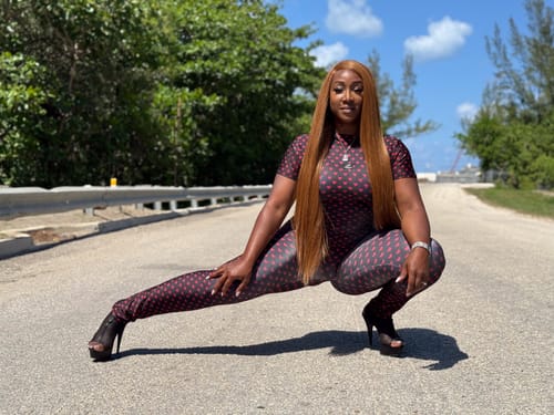 Customer photo review of Be Mine Jumpsuit