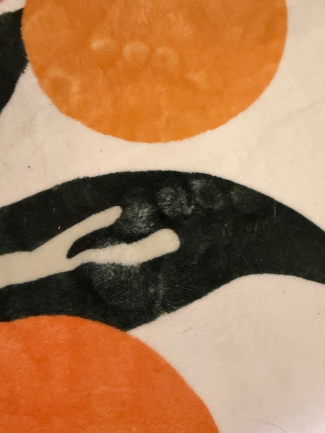 Customer photo review of Orange Pattern Mat