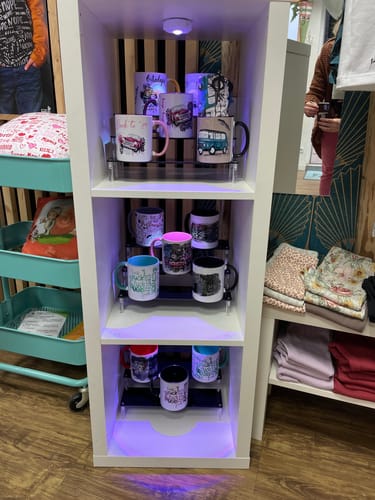 Customer photo review of TassenExpress - Becher Keramik Tasse mit Logo bedruckt 325ml Firmenlogo