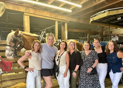 Customer photo review of Kally Striped Tall Tank - White/Black