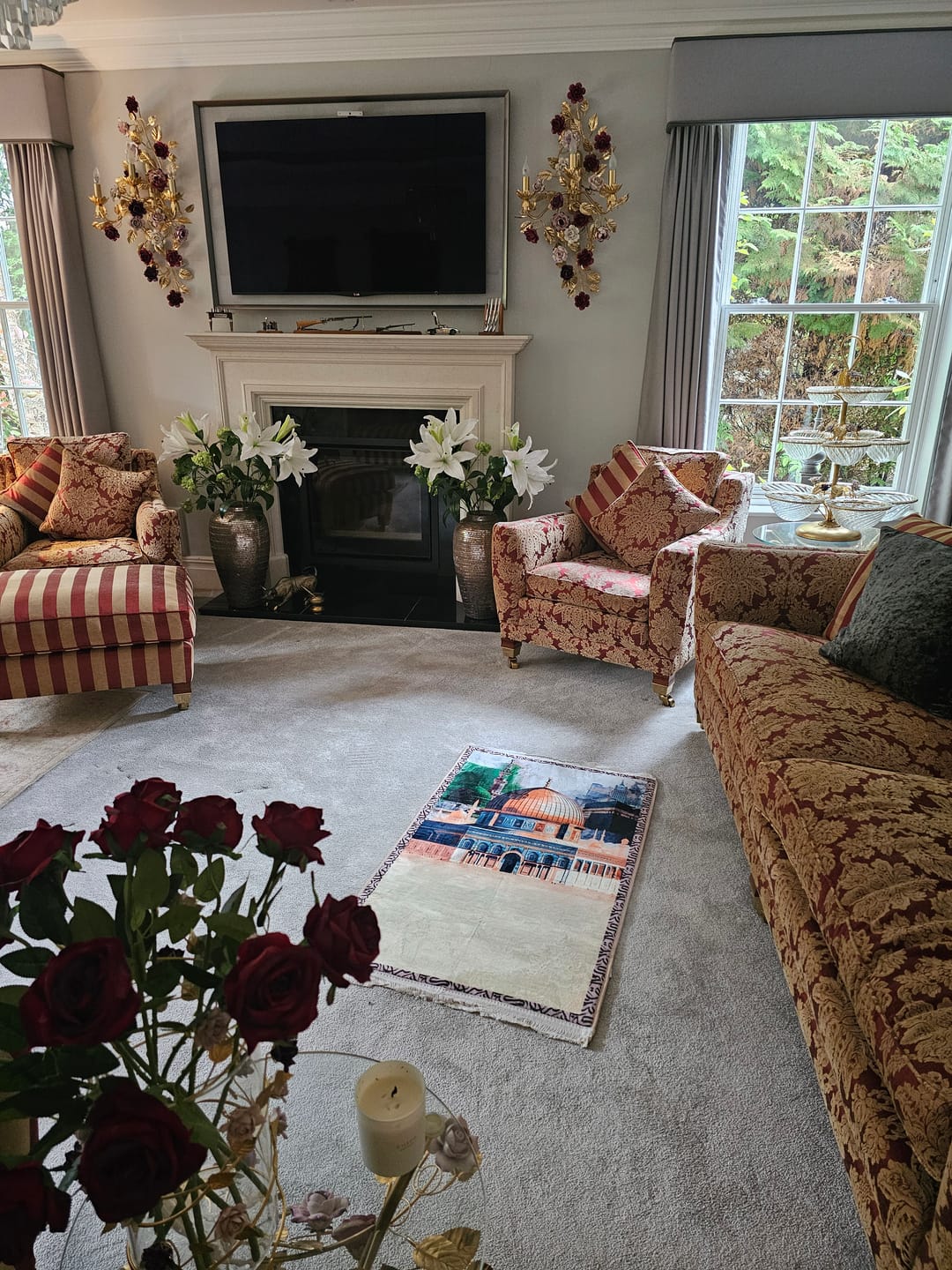 Customer photo review of Al-Haramain & Al-Aqsa  Padded Prayer Mat
