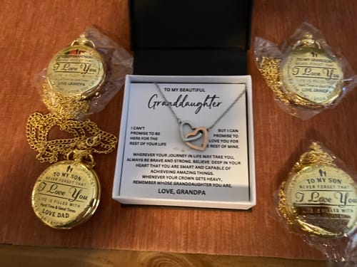 Customer photo review of Best Gift For Grandson - Luxury Vintage Pocket Watch