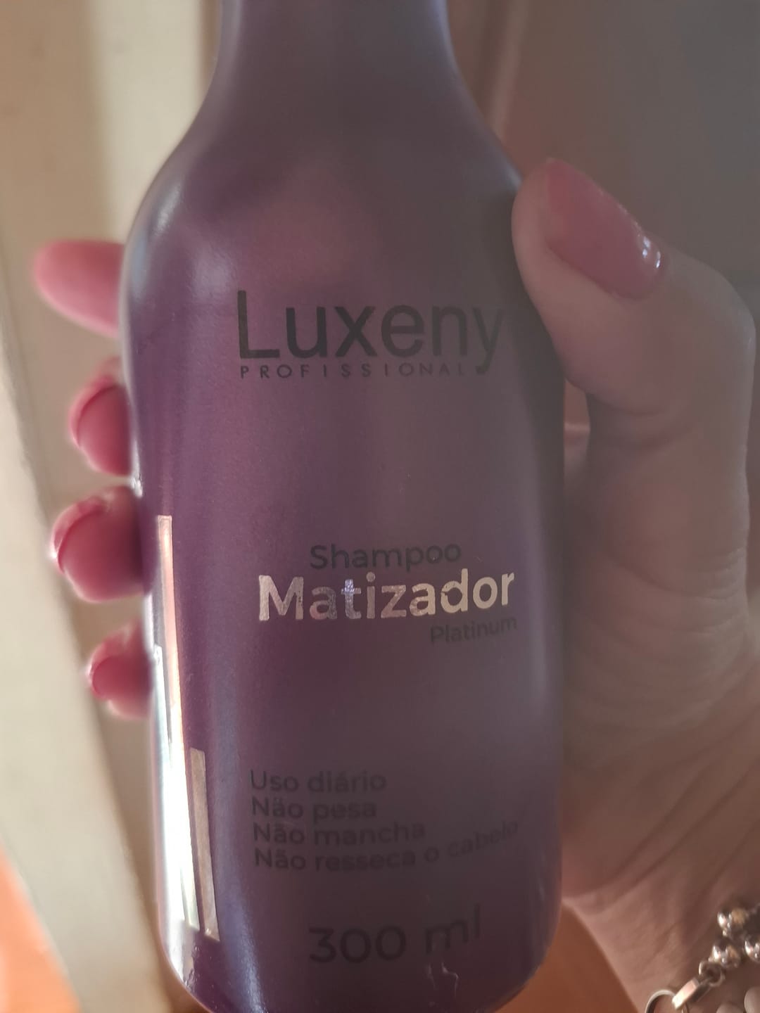 Customer photo review of Acondicionador Matizador Platinum 200 ml