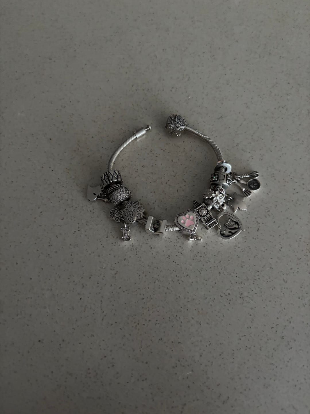 Customer photo review of Pulsera Copo de Nieve