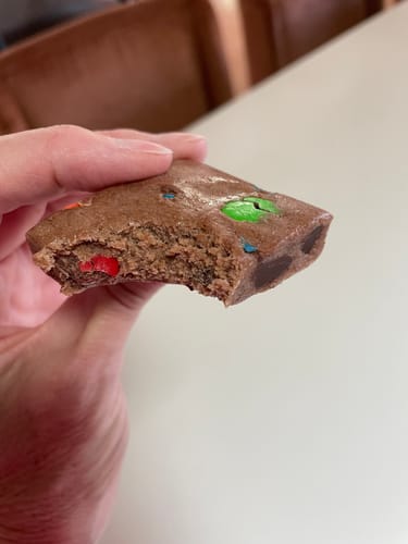 Customer photo review of Dumptruck Brownie 15 BITES