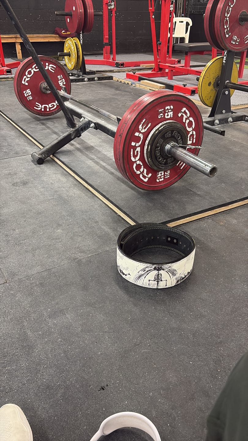 Customer photo review of Rumbling Lever Belt