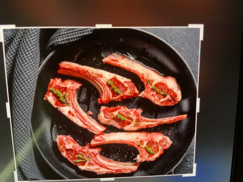 Customer photo review of Halal Goat Rib Chops