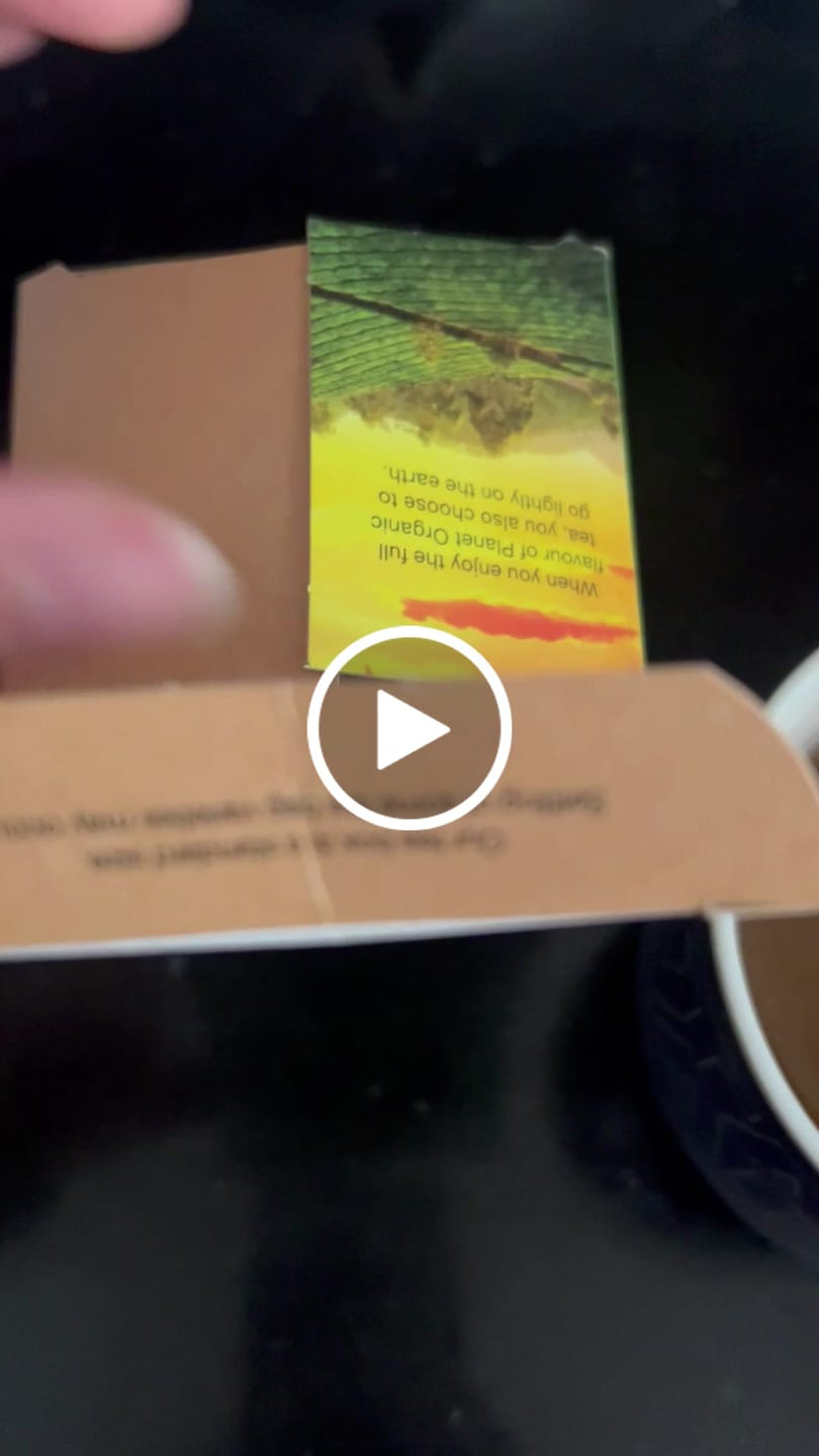 Customer video review of Spearmint 25 Teabags - Certified Organic