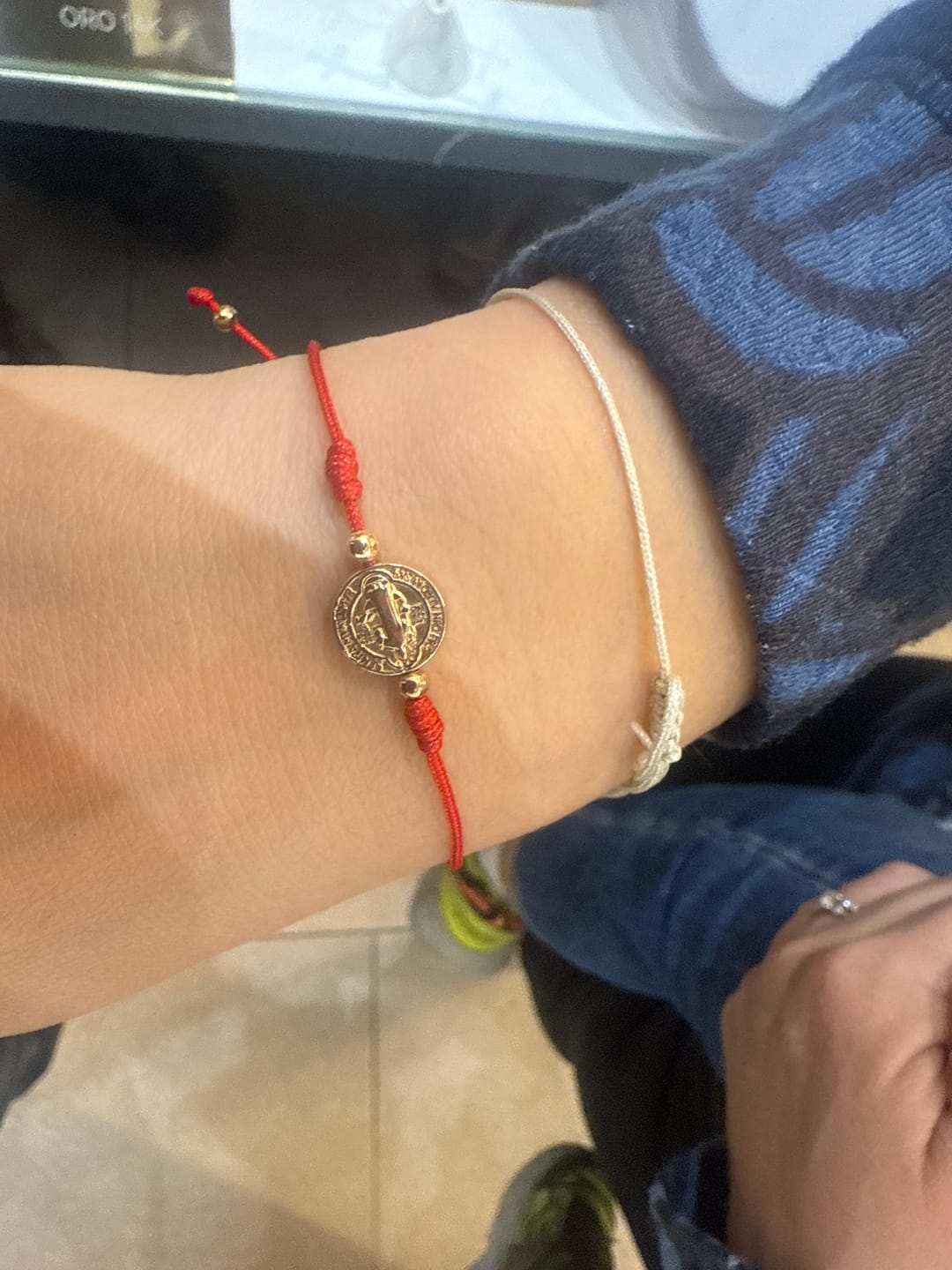 Customer photo review of Pulsera San Benito