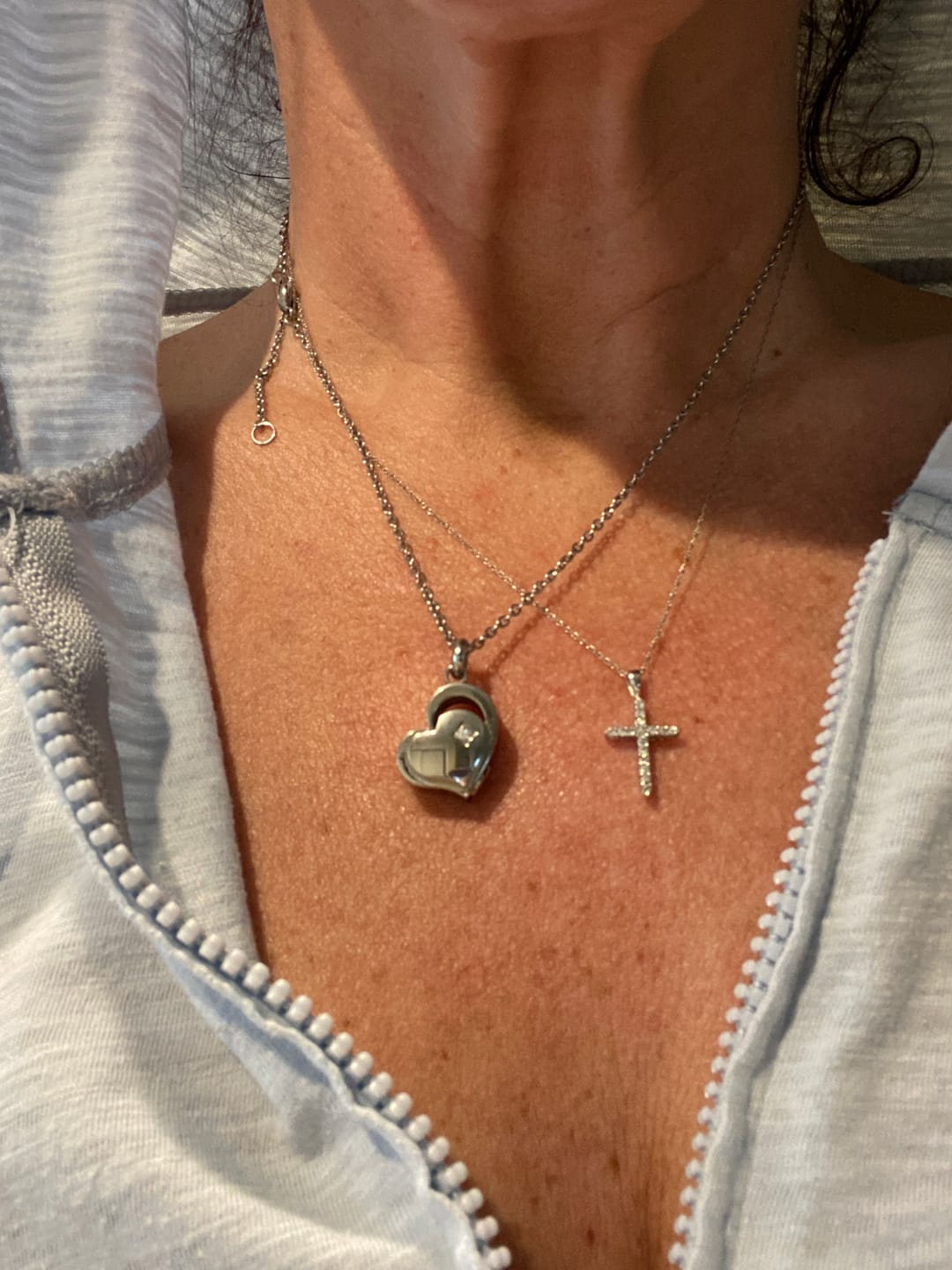 Customer photo review of Heart Urn Pendant