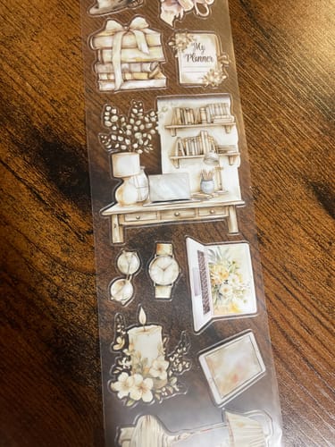 Customer photo review of Boho Planner PET Tape