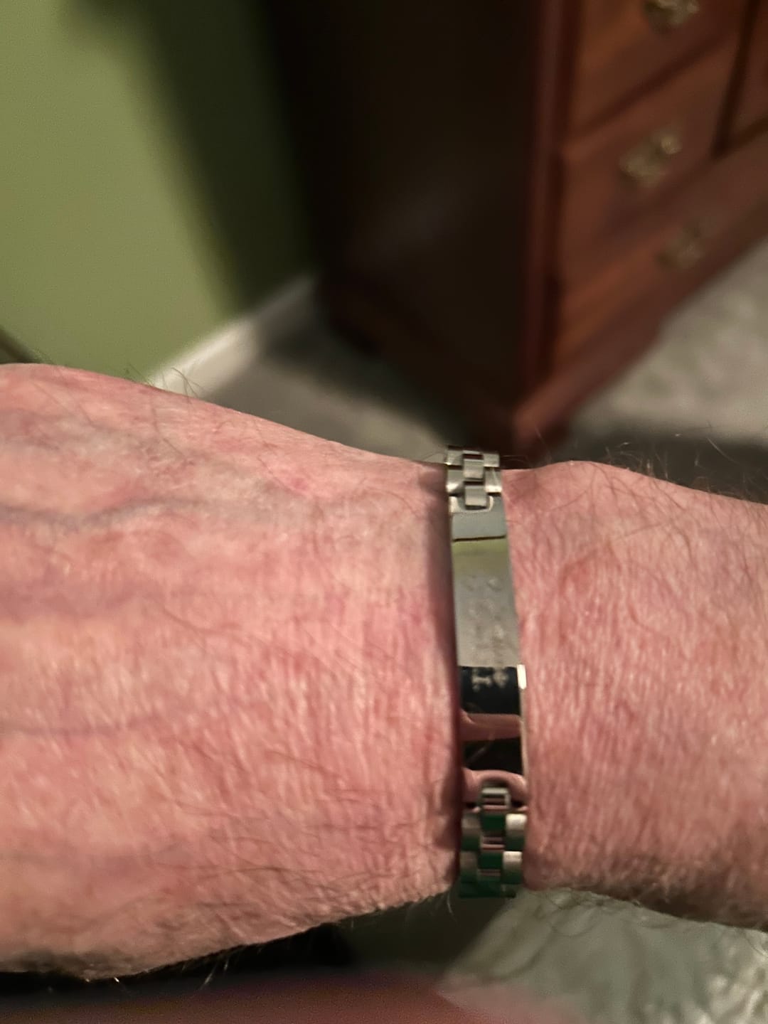 Customer photo review of 8mm Watch Link ID Bracelet