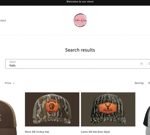 Customer photo review of Custom Leather Patch Hats Richardson 112 Laser Engraved