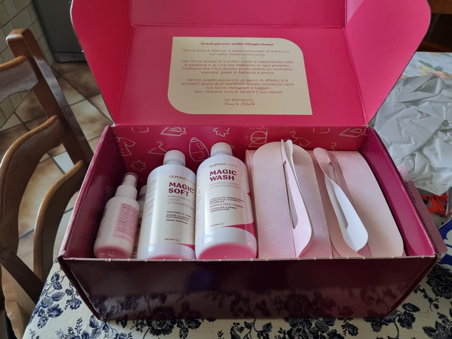 Customer photo review of Profumo spray per tessuti Note di Pulito ml.100