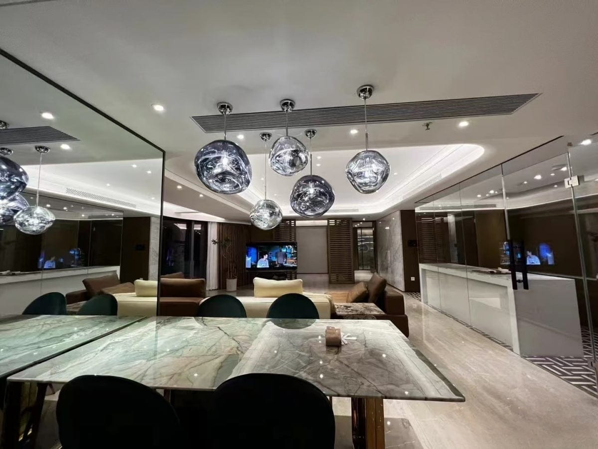 Customer photo review of Tambora Lava Pendant Light, Bulb Version