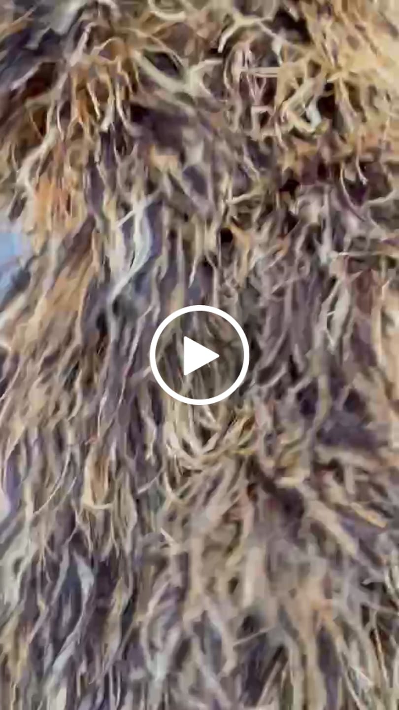 Customer video review of Ostrich Multi Color Boa