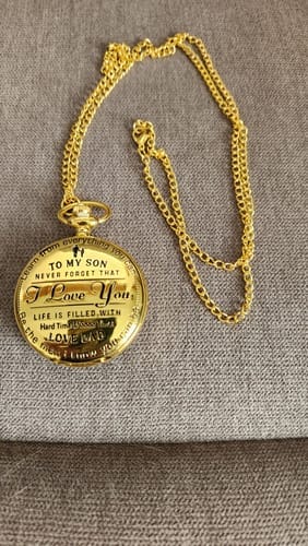 Customer photo review of Special Gift For Son - Luxury Vintage Pocket Watch