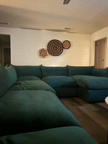 Customer photo review of SoCo 124" Corner Sectional