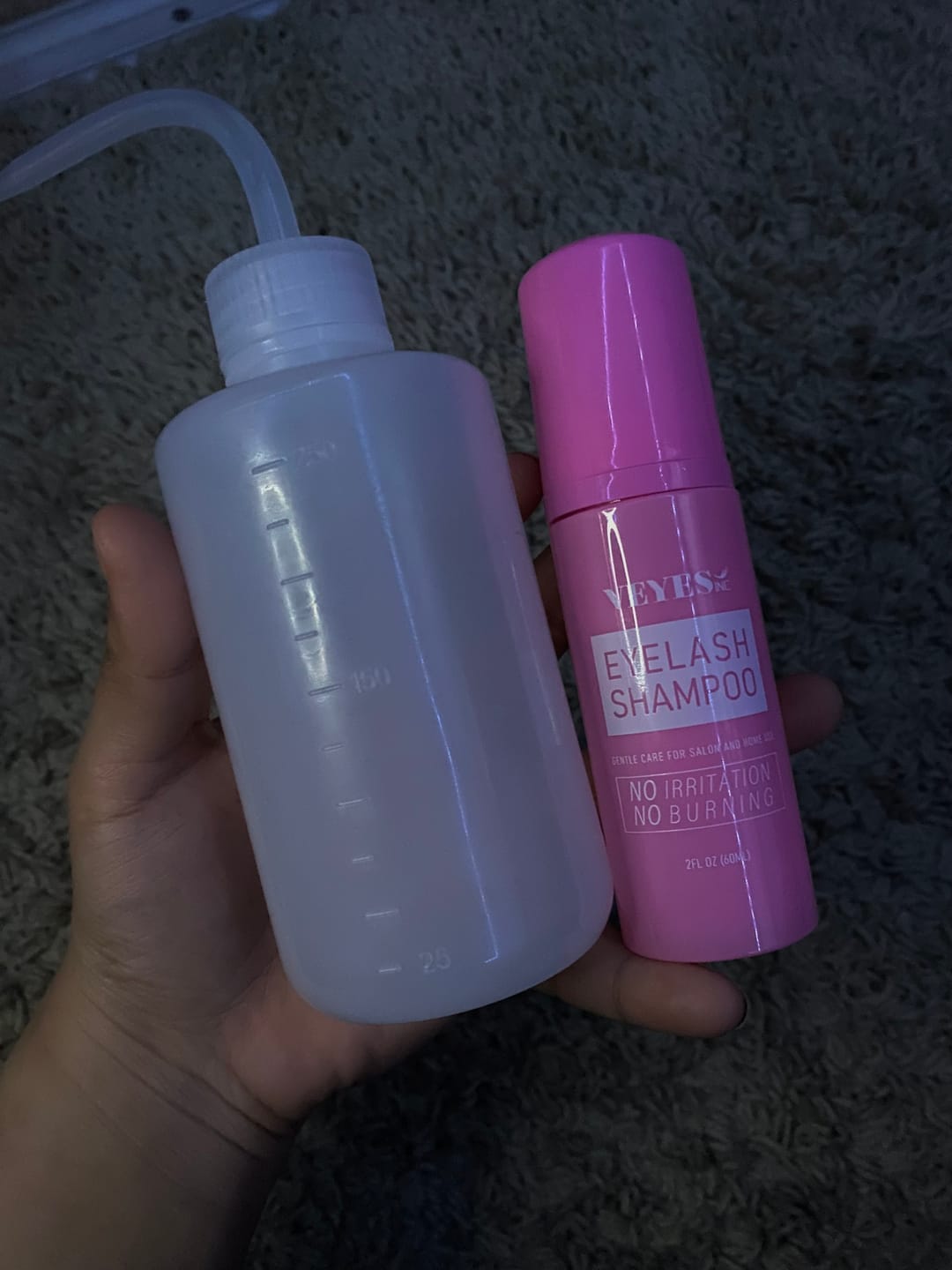 Customer photo review of Lash Aftercare Kit