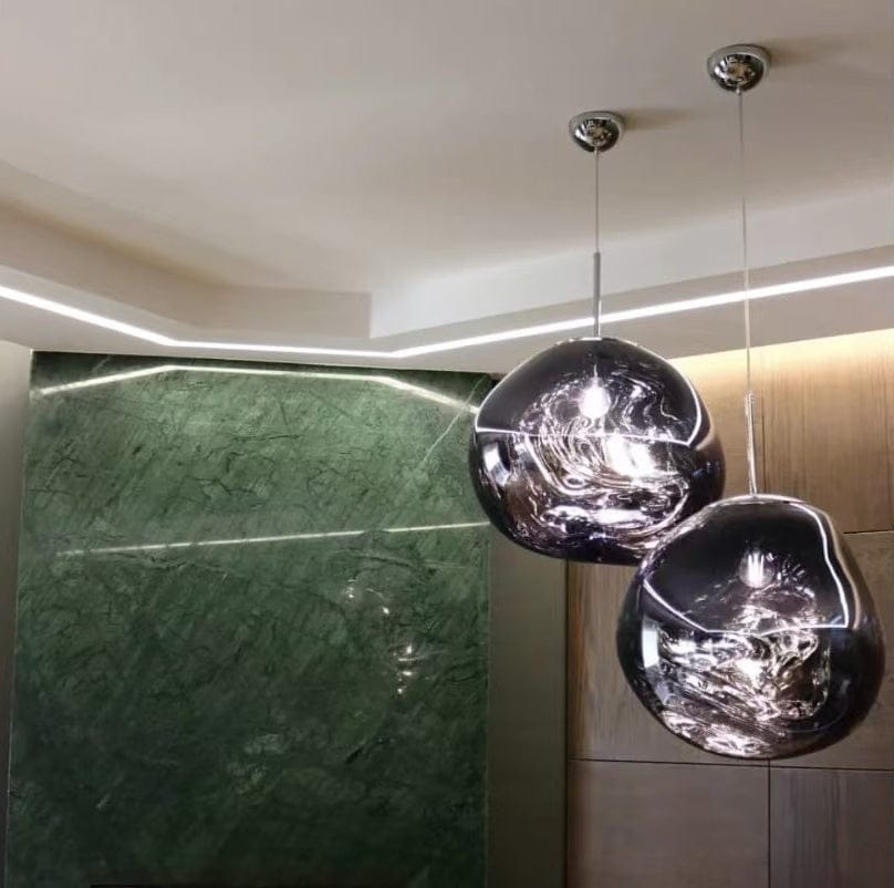 Customer photo review of Tambora Lava Pendant Light, Bulb Version