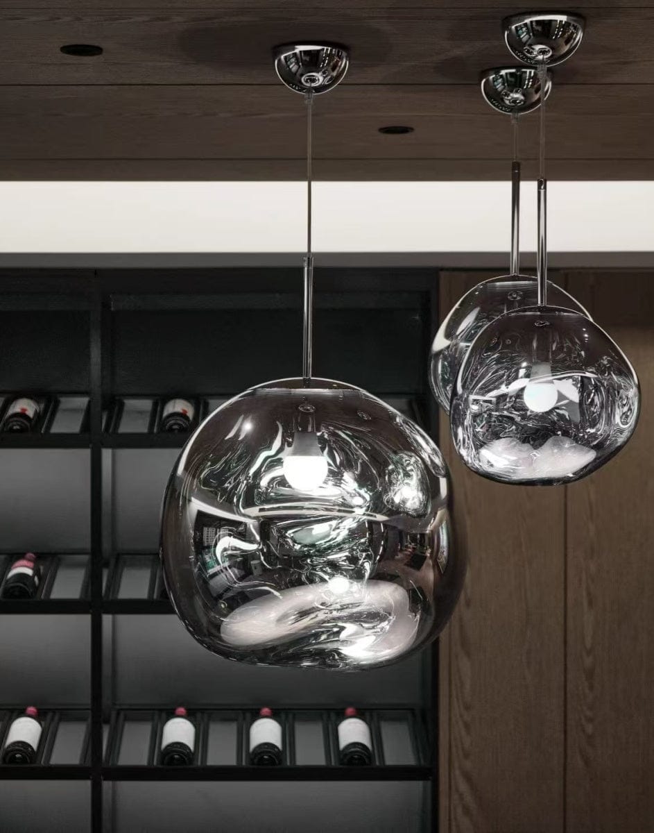 Customer photo review of Tambora Lava Pendant Light, Bulb Version