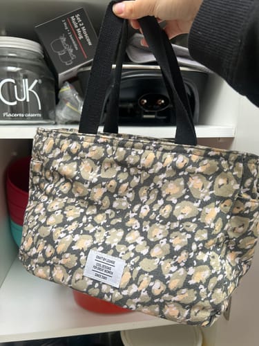 Reseña con foto de un cliente sobre Lonchera