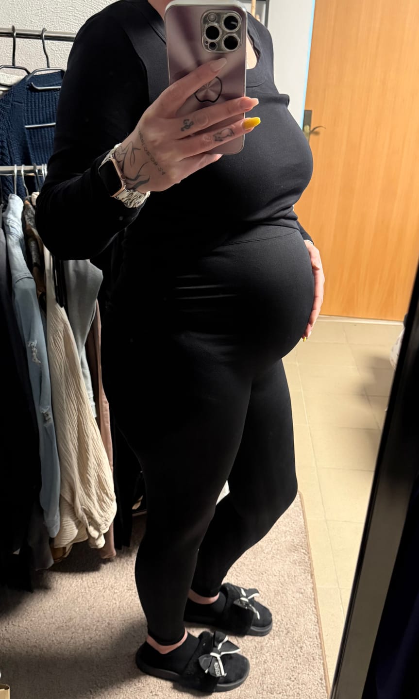 Customer photo review of Schwangerschafts Leggings