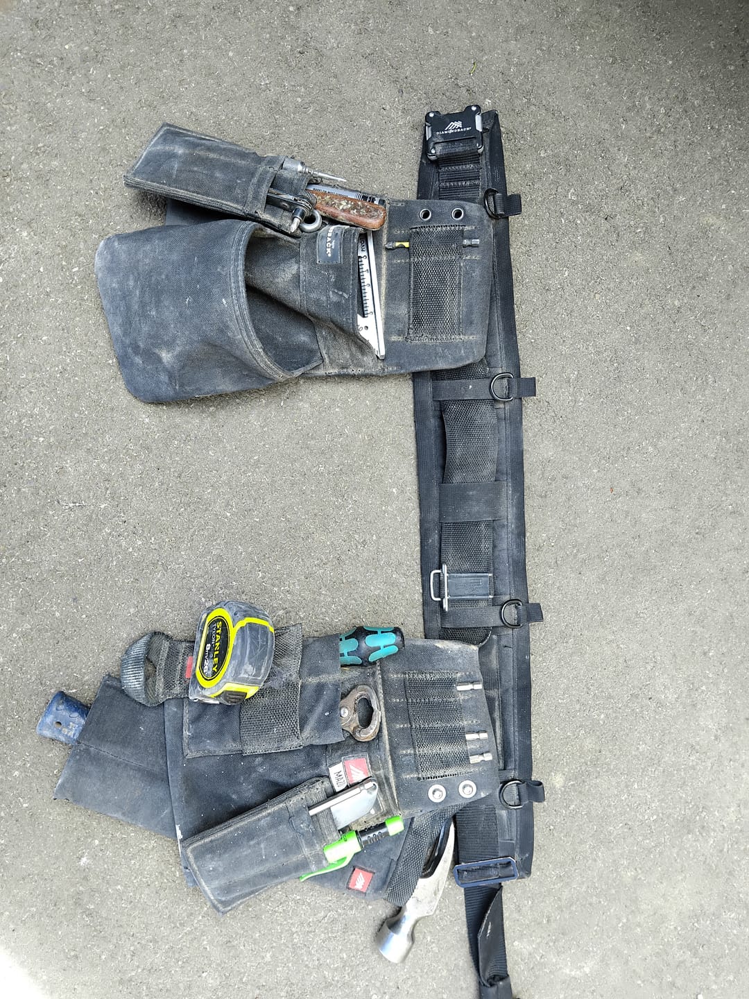 Customer photo review of DiamondBack Toolbelts | Maestro X
