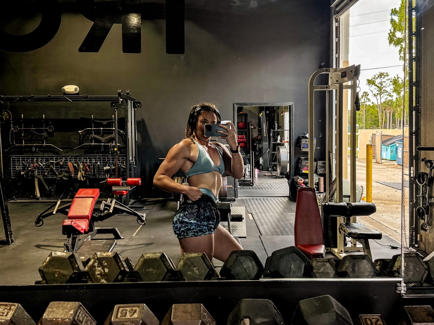 Customer photo review of 1111 -  Skulls & Roses Reversible Shorts