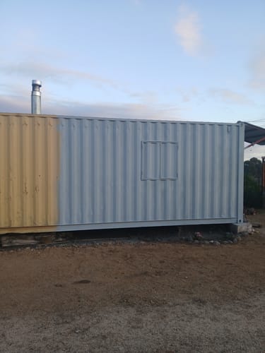 Reseña con foto de un cliente sobre Lanco Anticorrosivo para Techos de Zinc y Estructuras de Metal