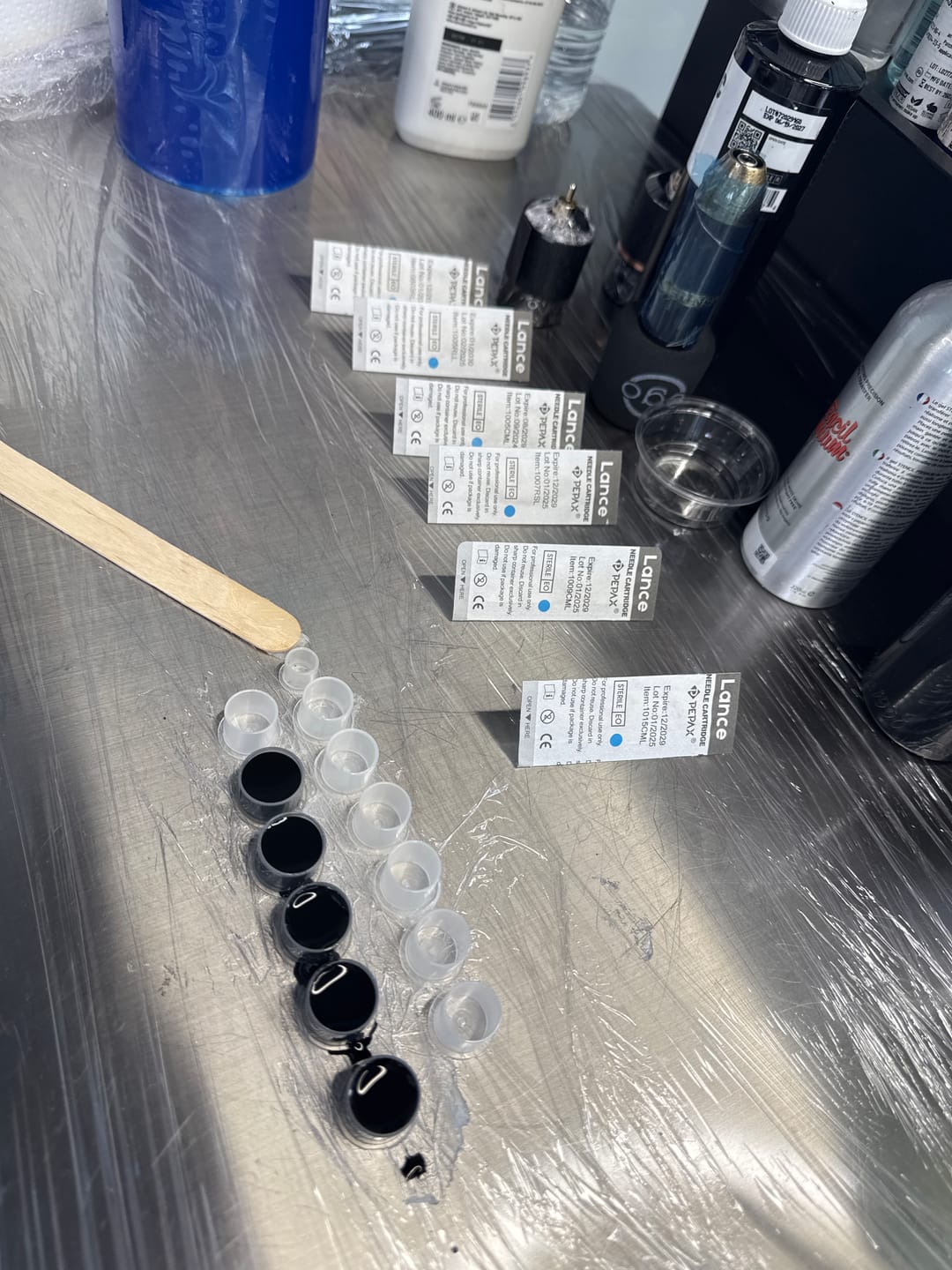 Customer photo review of PEPAX Lance Tattoo Cartridge Needles Curved Magnum (20pcs per box)